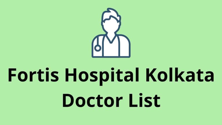 Fortis hospital kolkata doctor list