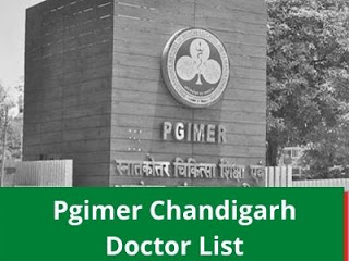 Pgimer chandigarh doctor list