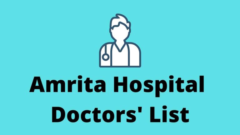 Amrita Hospital Doctors' List