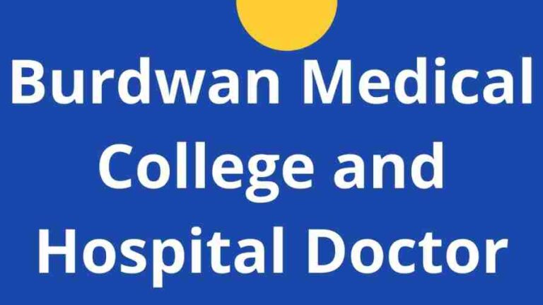 Burdwan Medical College and Hospital Doctor List