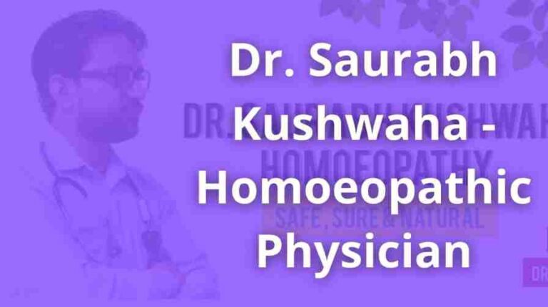 Dr. Saurabh Kushwaha - Homoeopathic Physician