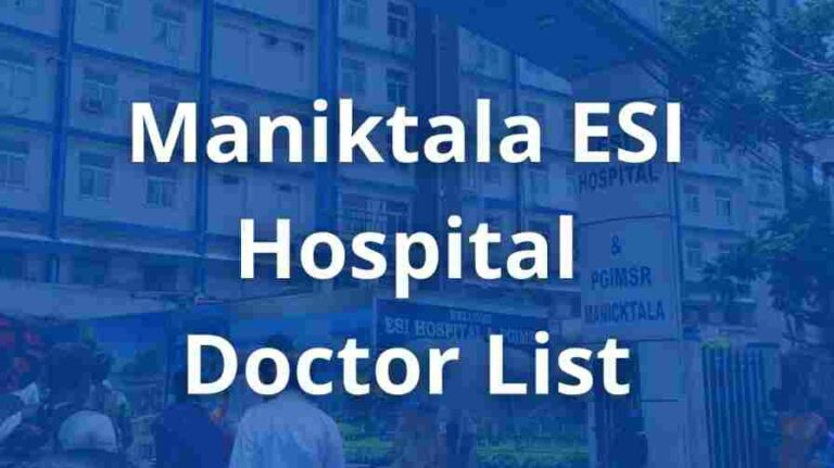 Maniktala ESI Hospital Doctor List