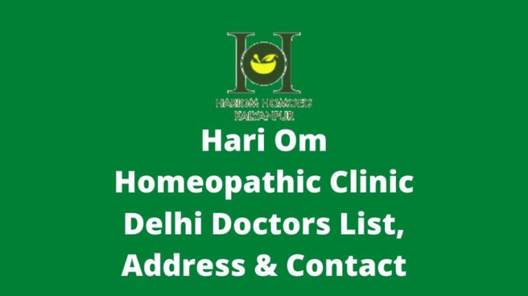 Hari Om Homeopathic Clinic Delhi Doctors List, Address & Contact