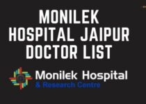 Monilek Hospital Jaipur Doctor List, Address and Contact Number