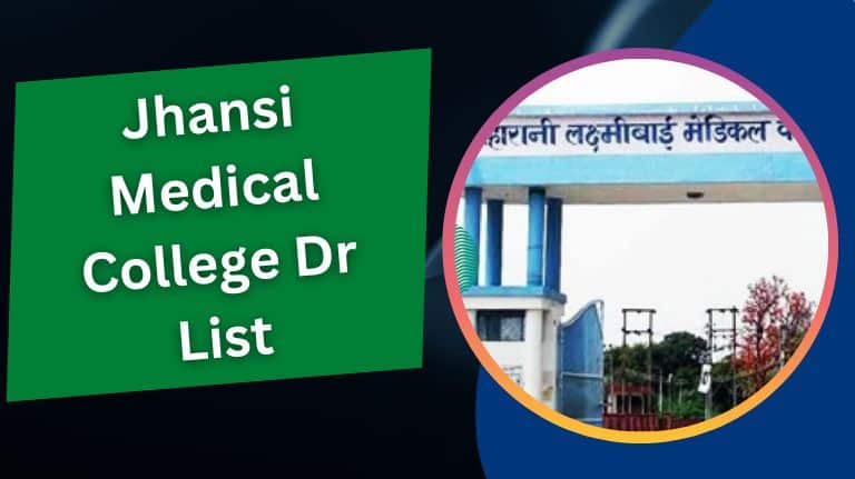 Jhansi Medical College Dr List