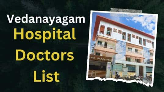 Vedanayagam Hospital Doctors List