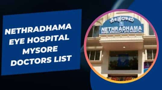 Nethradhama Eye Hospital Mysore Doctors List